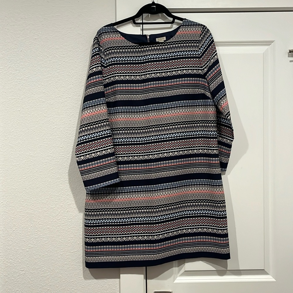 Jcrew patterned dress